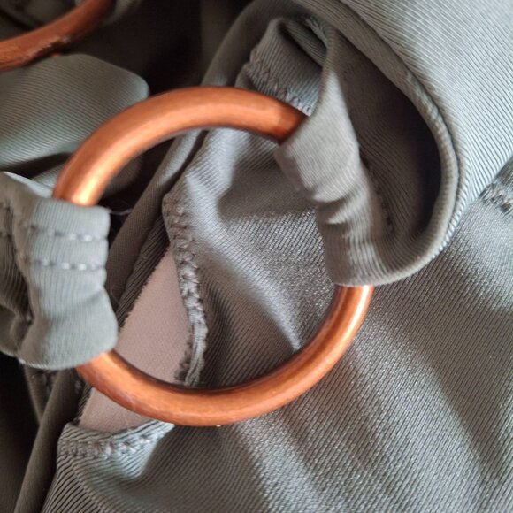 Aerie Ribbed One-Piece Swimsuit - Green - Women's SP (SmallSlim) - Picture 4 of 10